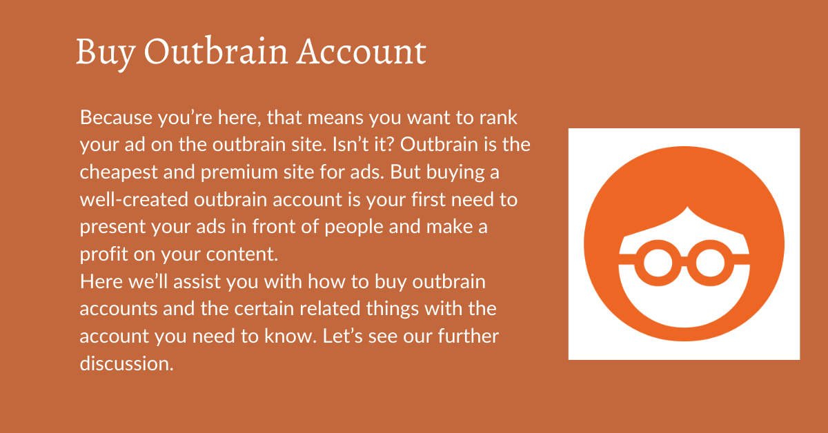 Buy Outbrain Accounts