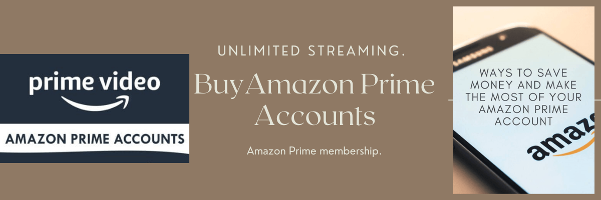 Buy Amazon Prime Accounts
