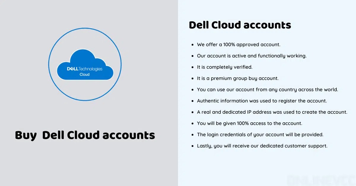 Buy Dell Cloud Accounts