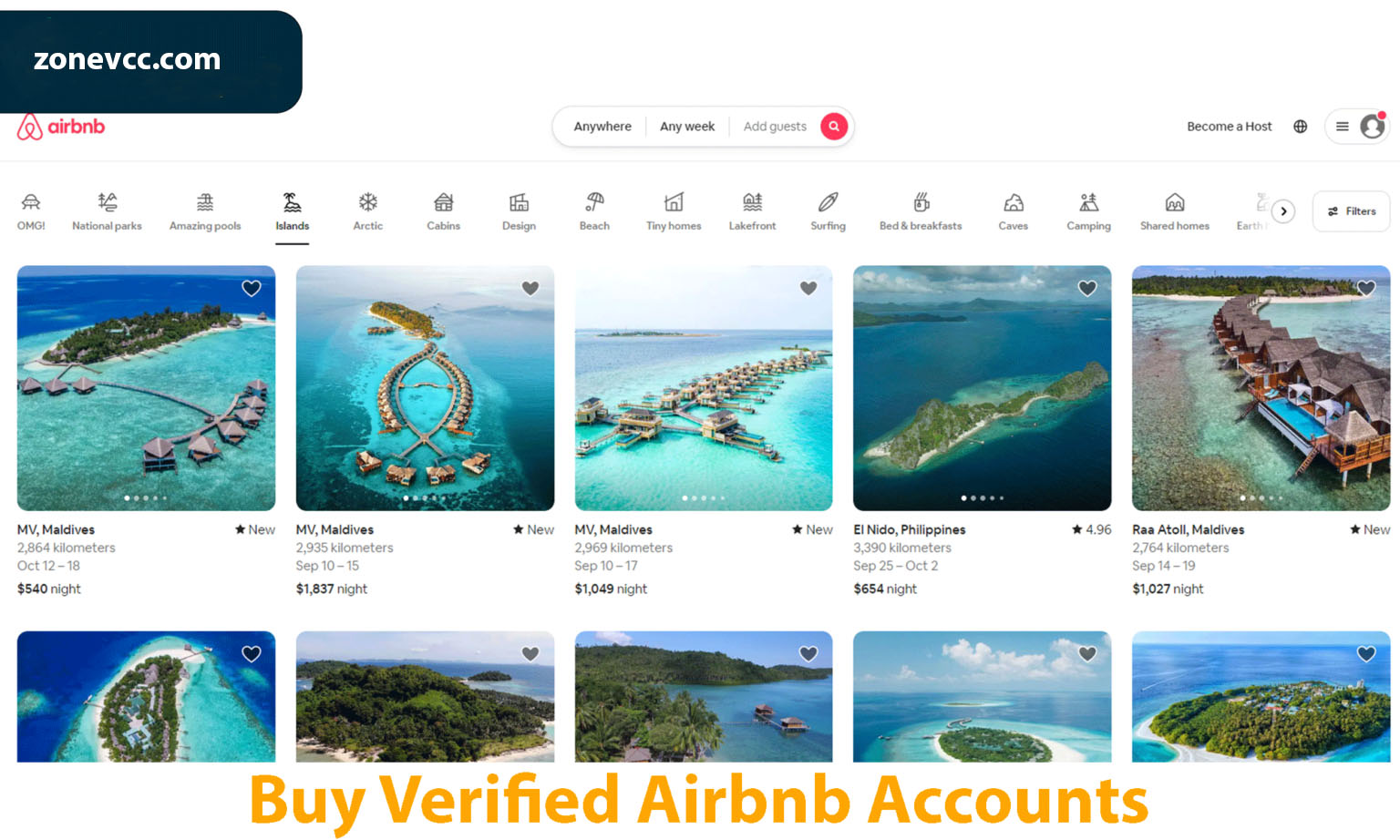 Buy Airbnb Accounts