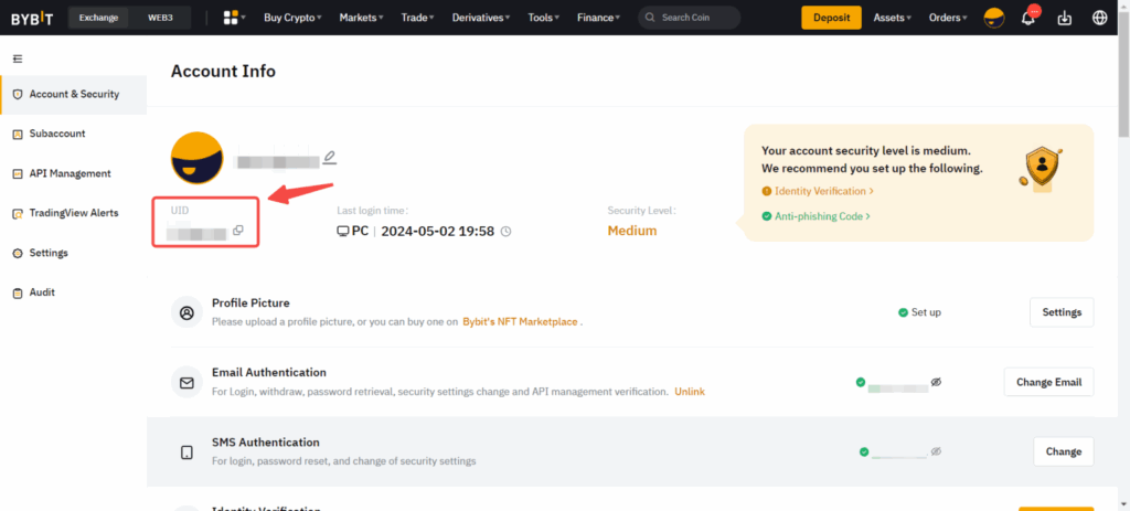 Buy Verified ByBit Account